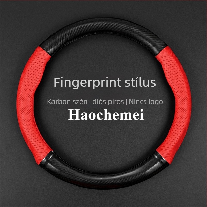 Sportos stílusú kormányvédő, univerzális négyévszakos használatra, természetes rostanyag.