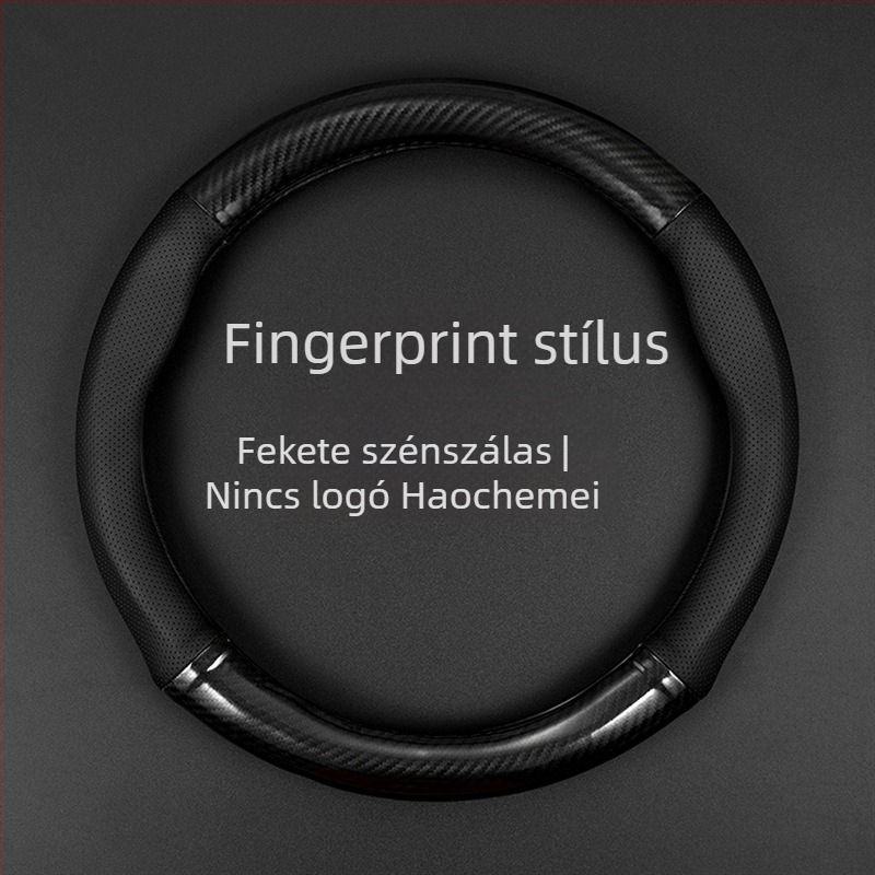 Sportos stílusú kormányvédő, univerzális négyévszakos használatra, természetes rostanyag.