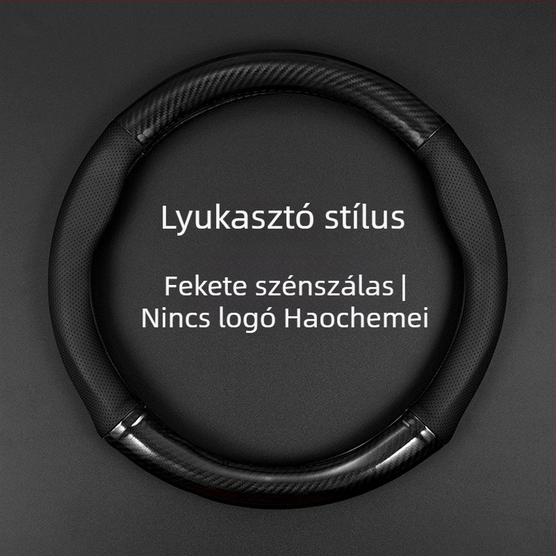 Sportos stílusú kormányvédő, univerzális négyévszakos használatra, természetes rostanyag.