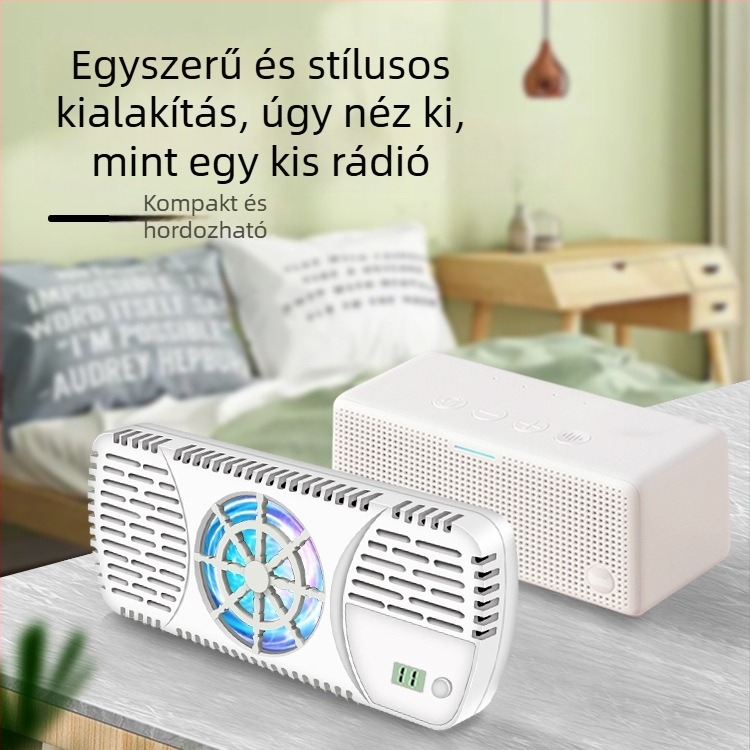Notebook hűtőalap 1 ventilátorral, ABS + alumínium, hűtőbordás radiátor, kompatibilis notebookkal, ultrabookkal, Playbookkal