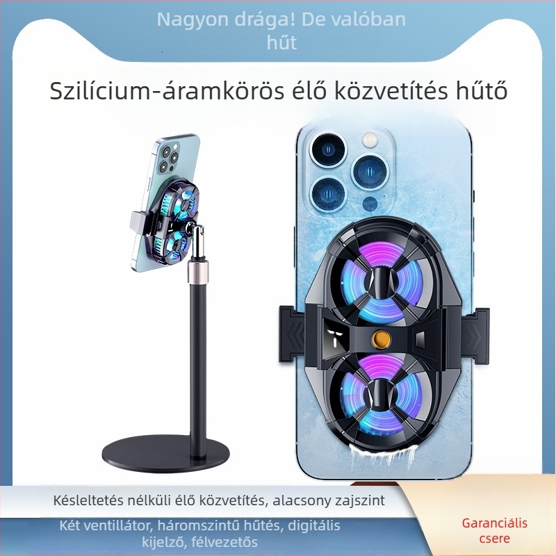 SL-07 mobiltelefon-hűtő – ABS, levegőhűtés, rendkívül halk