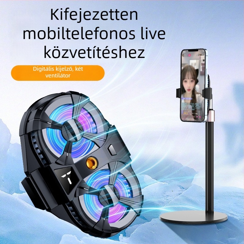 SL-07 mobiltelefon-hűtő – ABS, levegőhűtés, rendkívül halk