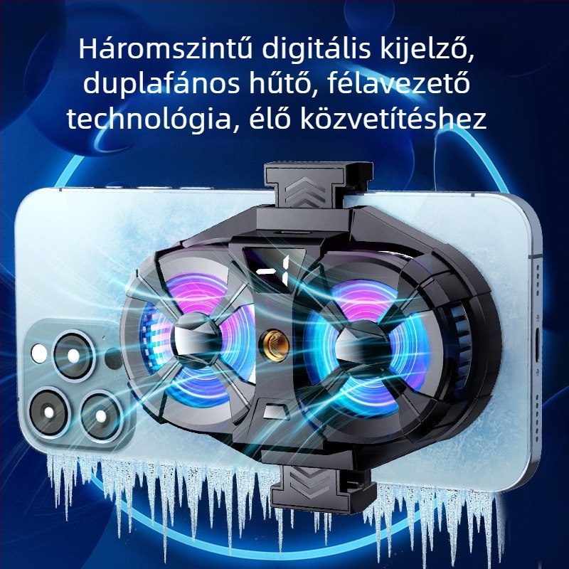 SL-07 mobiltelefon-hűtő – ABS, levegőhűtés, rendkívül halk