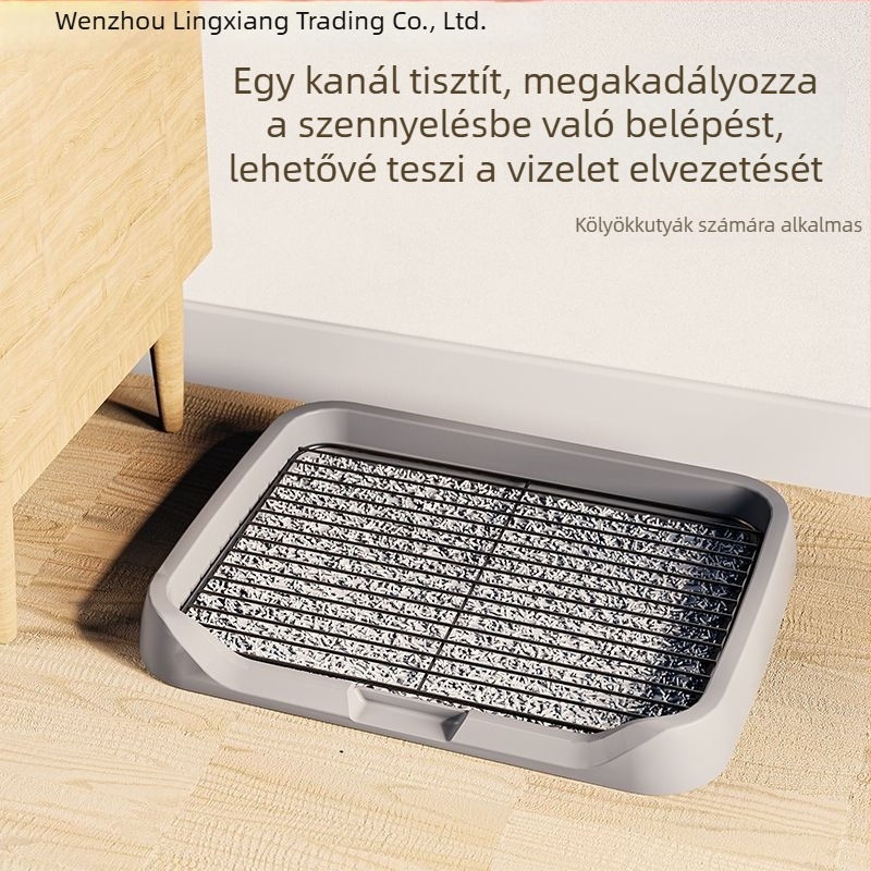 Kutyatoalett közepes és kistestű kutyáknak — ABS műanyag