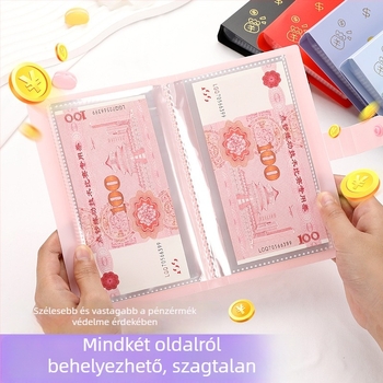 PP borítású megtakarítási jegyzetfüzet, 100 oldalas kötés, 100 oldalas kapacitás, utazási ajándék