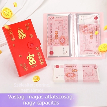 PP borítású megtakarítási jegyzetfüzet, 100 oldalas kötés, 100 oldalas kapacitás, utazási ajándék