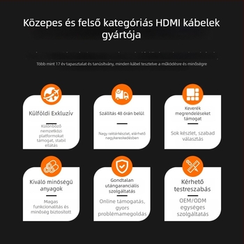 Mini DisplayPort–HDMI adapter kábel, réz központú, 32,4 Gbps, hossz 0,2–2 m, számítógépekhez, monitorokhoz, projektorokhoz, televíziókhoz, notebookokhoz és Microsoft Surface