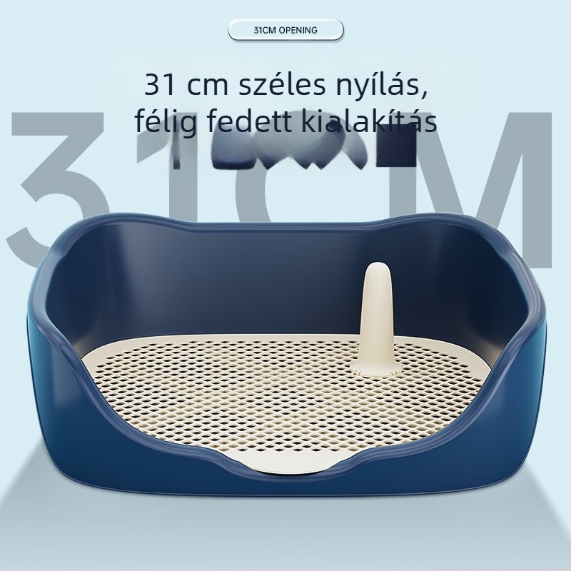 Kutyatoalett öblítő rendszerrel, ABS műanyag