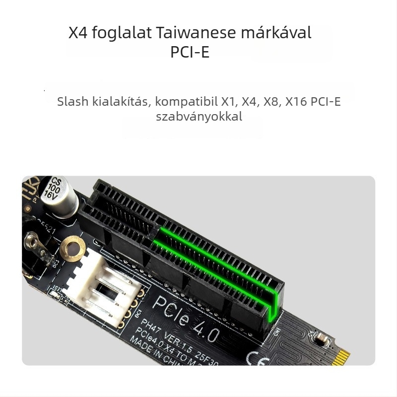 M.2 NVMe PCIe x4 bővítő kártya Thunderbolt 3 külső grafikus egységhez, PCIe 4.0