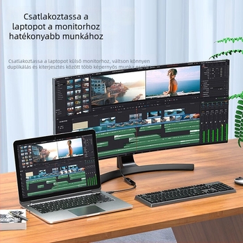 Type-C HDMI 4K60Hz adapter kábel rézmaggal