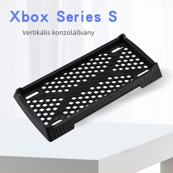Xbox Series S tartó szellőző alaprésszel, ABS anyag, tömeg 52