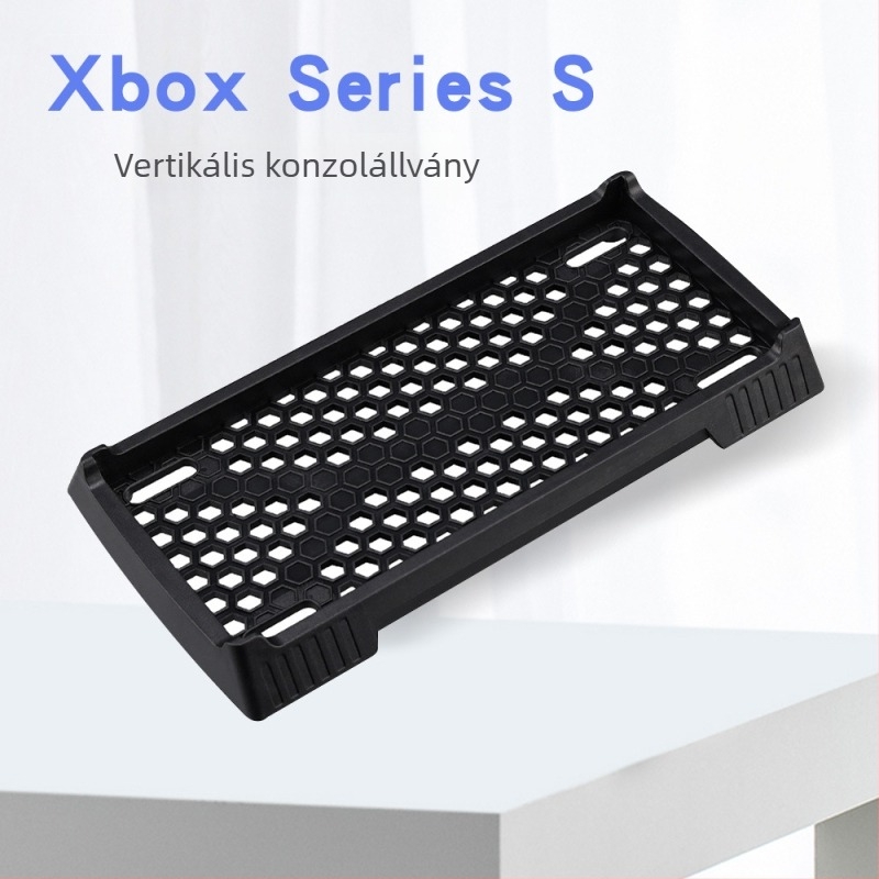 Xbox Series S tartó szellőző alaprésszel, ABS anyag, tömeg 52