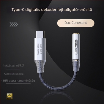 Type-C digitális DAC fülhallgató adapter kábel – Yang Zhi Chuang, modell JM, cikk JM, kompatibil Android és Apple