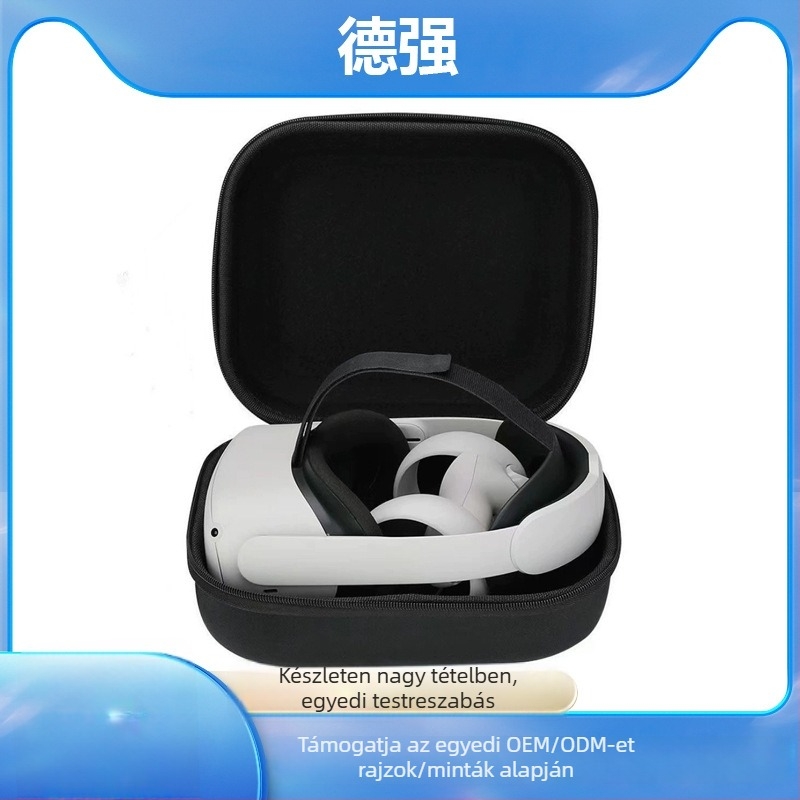 Pico Neo3 és Pico Neo4VR VR szemüveg tároló táska EVA anyagból, továbbfejlesztett szélesebb kialakítás, tömeg 390 g