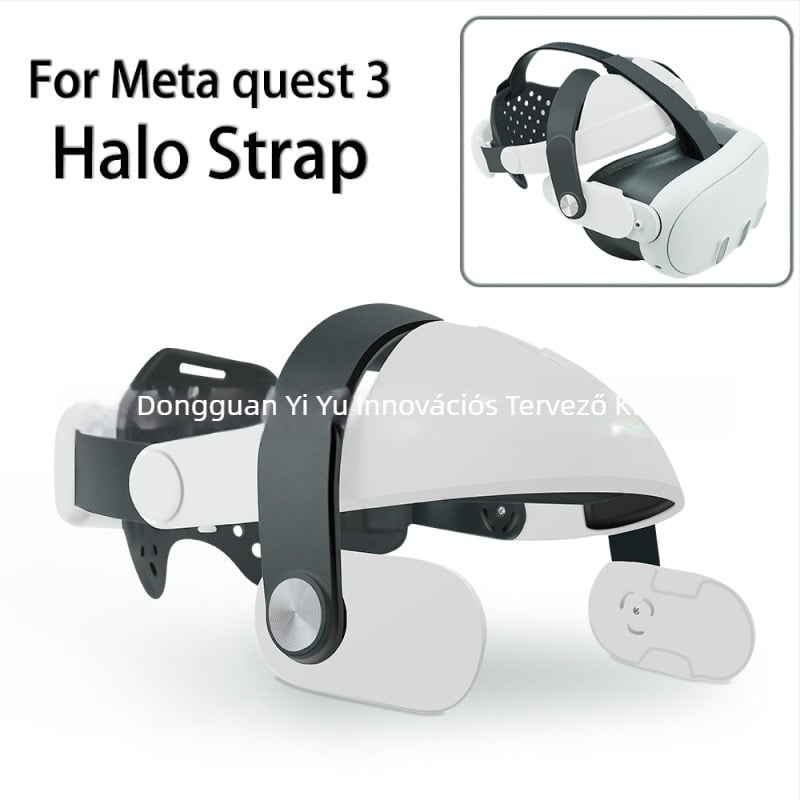 Meta Quest 3 VR kiegészítő: súlycsökkentő fejfedő, ergonómikus kialakítás, OEM gyártás, forgalomba hozatal 2023-09-30