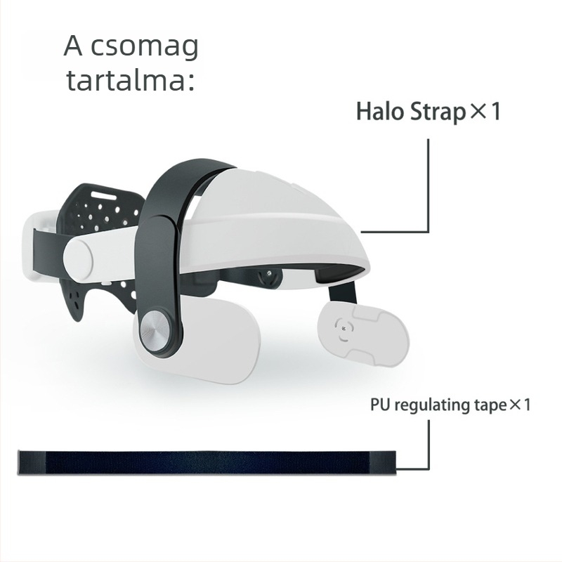 Meta Quest 3 VR kiegészítő: súlycsökkentő fejfedő, ergonómikus kialakítás, OEM gyártás, forgalomba hozatal 2023-09-30