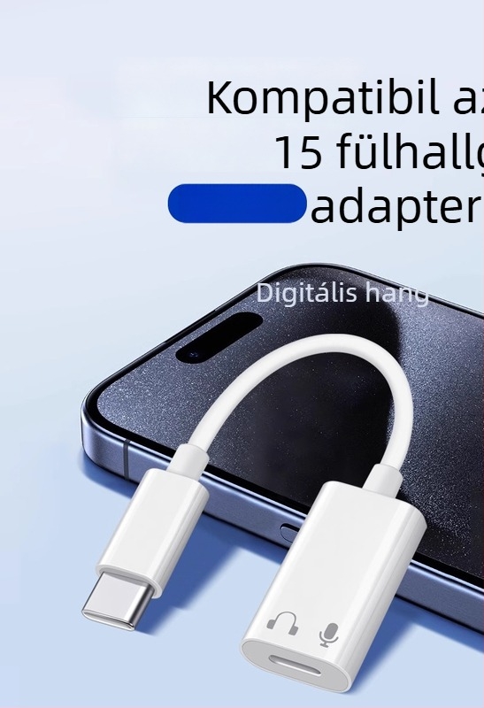 Yinhe XBL-223 Type-C to Lightning fejhallgató adapter Apple iPhone-hoz