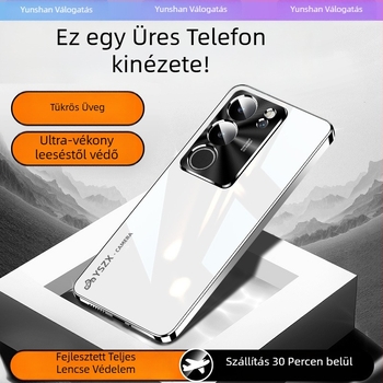 Vivo S17 tok teljes lencsevédeléssel, ütésálló, jeges matt felület, prémium üzleti stílus férfiaknak és nőknek