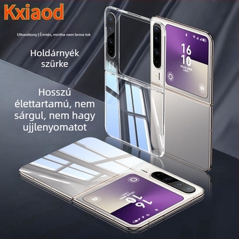 Huawei Pura X átlátszó védőtok – teljes körű védelem, merev burkolat, esésálló, prémium megjelenés