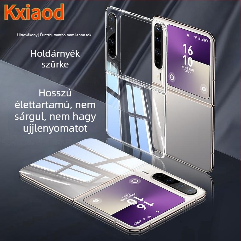 Huawei Pura X átlátszó védőtok – teljes körű védelem, merev burkolat, esésálló, prémium megjelenés