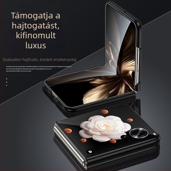 Honor MagicVFlip hajtogatható kijelzős telefon tok - Műbőr, Matt felület, Ütközésvédő, Személyre szabható