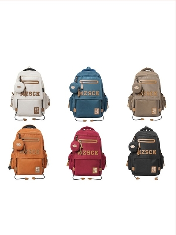 Unisex iskolai hátizsák nagy kapacitású (36–55 L), nylon anyagú, vízálló és kopásálló, elfér 10 hüvelykes laptop, ívelt vállpántok