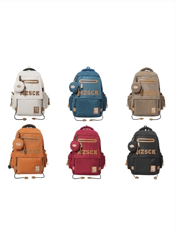 Unisex iskolai hátizsák nagy kapacitású (36–55 L), nylon anyagú, vízálló és kopásálló, elfér 10 hüvelykes laptop, ívelt vállpántok