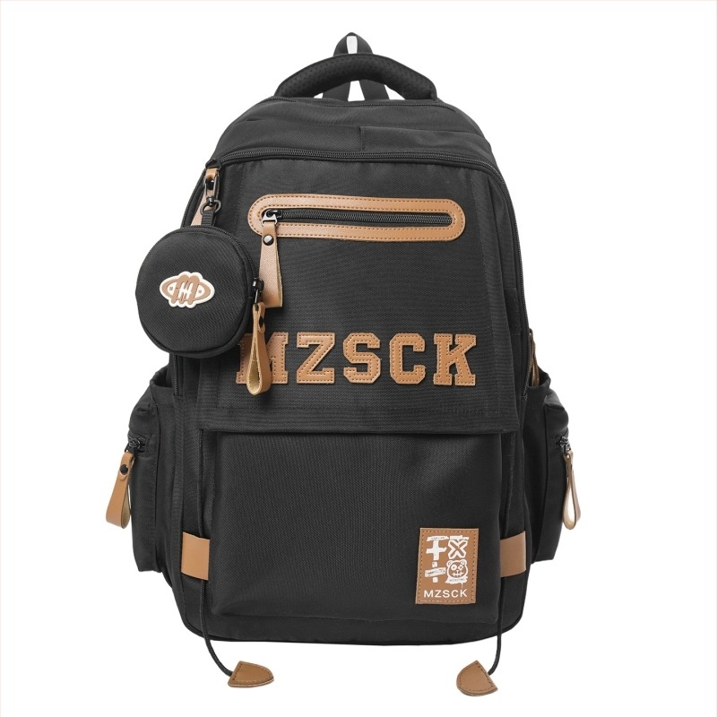 Unisex iskolai hátizsák nagy kapacitású (36–55 L), nylon anyagú, vízálló és kopásálló, elfér 10 hüvelykes laptop, ívelt vállpántok