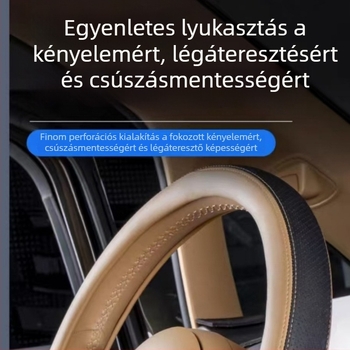 Volán-kárpitozás műbőrből, sportos stílus, kézzel varrt, a Blueprint Dreamer modellhez, egyszínű dizájn, járműspecifikus szerelés