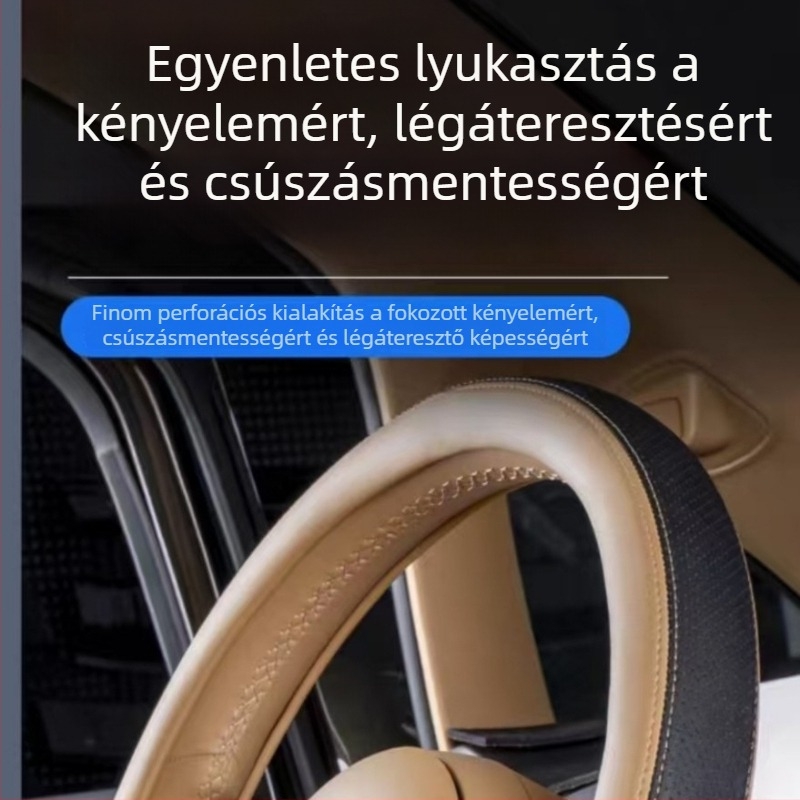 Volán-kárpitozás műbőrből, sportos stílus, kézzel varrt, a Blueprint Dreamer modellhez, egyszínű dizájn, járműspecifikus szerelés