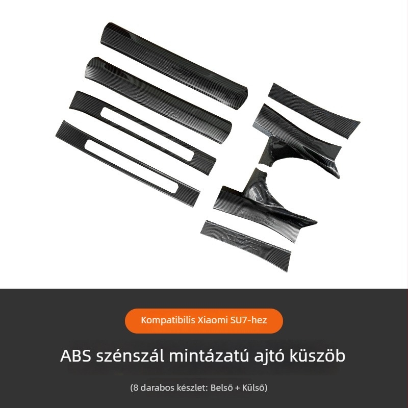 ABS ajtó küszöbsín Xiaomi SU7 – első és hátsó ajtó küszöb, karcolásálló, kopásálló