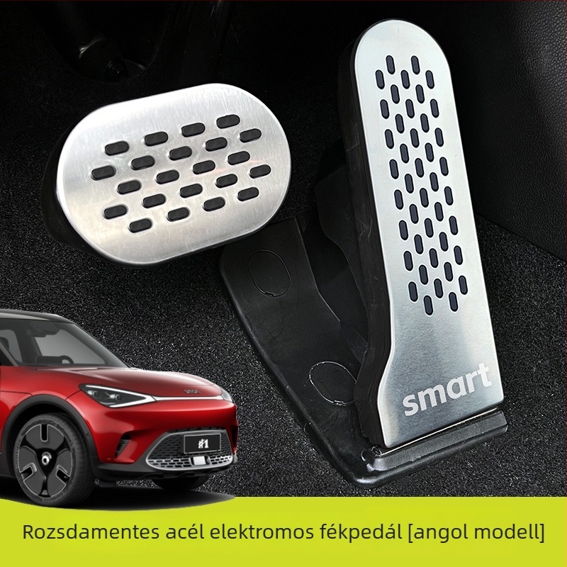 Smart Elf No.1 gyorsító- és fékpedál készlet – rozsdamentes acél, verzió 3