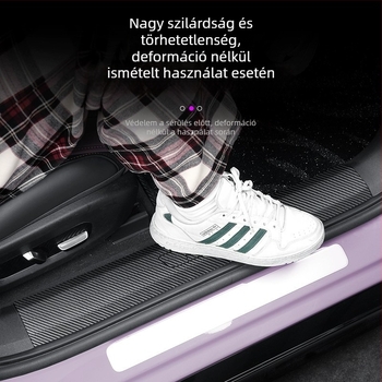 Műanyag küszöbvédő Xiaomi SU7-hez, karbon mintázattal, anti-slip panel a csomagtartóhoz