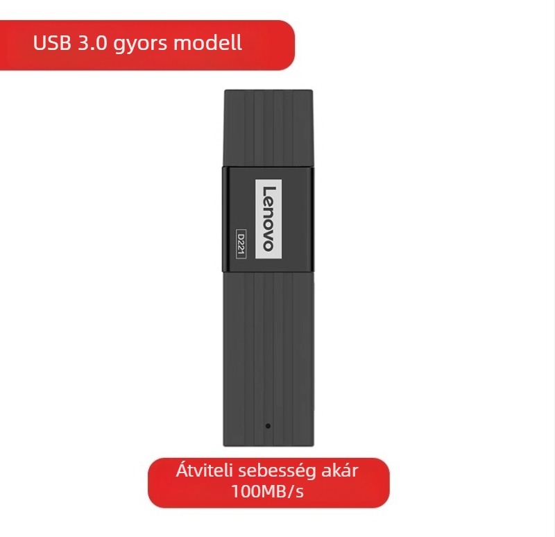 Lenovo USB 2.0/3.0 Kártyaolvasó – SD/TF támogatás, külső telepítés, Modellek: D221/D231/D204
