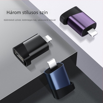 iPhone OTG adapter – USB csatlakozás, U-disk és kártyaolvasó, billentyűzet és egér támogatás