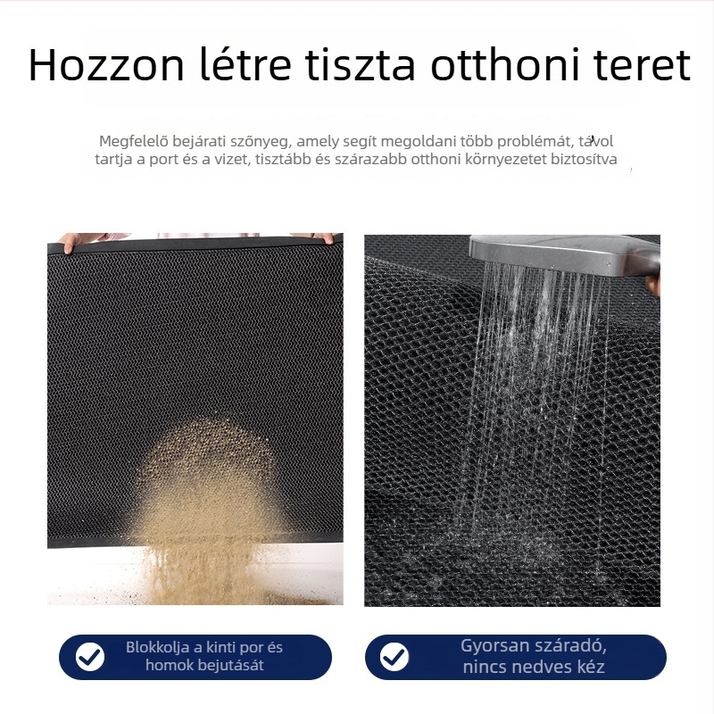 Bejárati szőnyeg üzlethez, csúszásmentes, foltálló, mosható