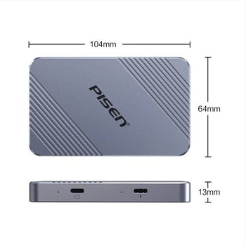 CFexpress kártyaolvasó NJ-HB21, USB 3.2, külső, alumíniumötvözet, Windows/Linux/macOS/iOS/Android