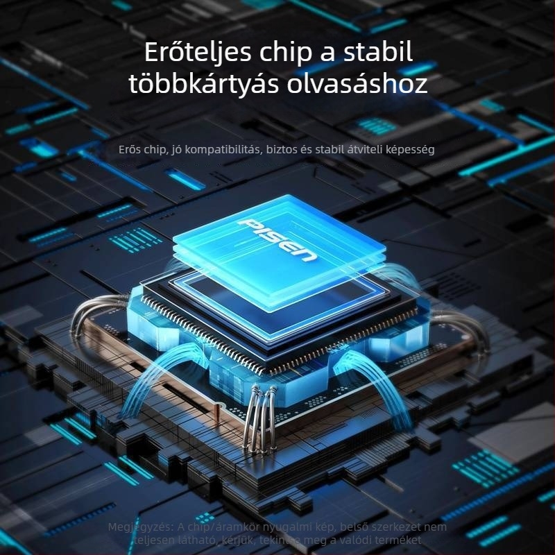 CFexpress kártyaolvasó NJ-HB21, USB 3.2, külső, alumíniumötvözet, Windows/Linux/macOS/iOS/Android