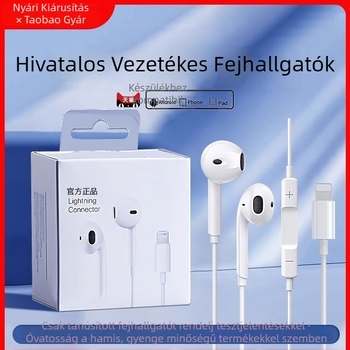 Bone Quality 008 Vezetékes in-ear fülhallgató, 1,2 m kábel, iOS-kompatibilis