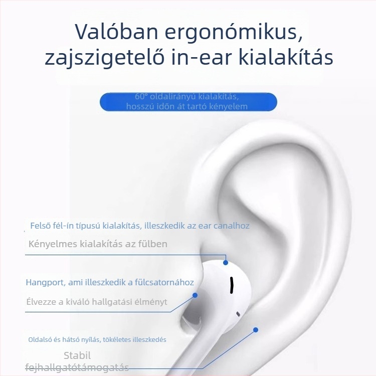 Bone Quality 008 Vezetékes in-ear fülhallgató, 1,2 m kábel, iOS-kompatibilis
