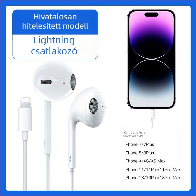 Bone Quality 008 Vezetékes in-ear fülhallgató, 1,2 m kábel, iOS-kompatibilis