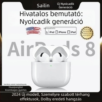 Bluetooth játékfülhallgató – in-ear, alacsony késleltetés, sztereó hang, Bluetooth 5.3, 10 m hatótávolság, digitális kijelző