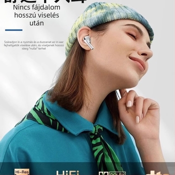 Bluetooth játékfülhallgató – in-ear, alacsony késleltetés, sztereó hang, Bluetooth 5.3, 10 m hatótávolság, digitális kijelző