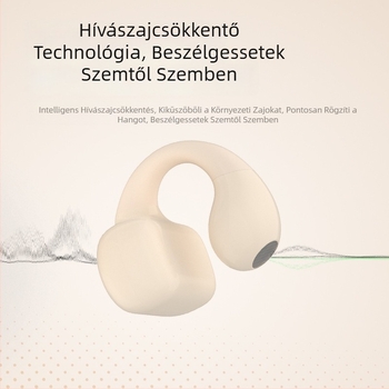 Air7 Bluetooth fülklipsz fejhallgató, nagy akkumulátorral, mono, vezeték nélküli gaming fejhallgató, csontvezetés technológiával