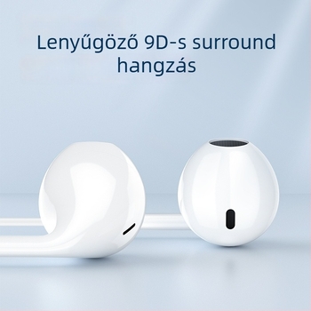 R01 fülhallgató Type-C vezérléssel, érzékenység 120 dB, 100 cm kábel