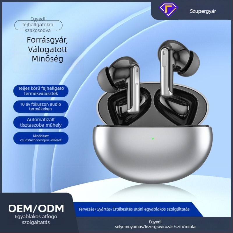 XY70 Bluetooth fülhallgató ANC zajcsökkentéssel, ENC hívásokhoz, in-ear, sporthoz tervezett egyedi modell