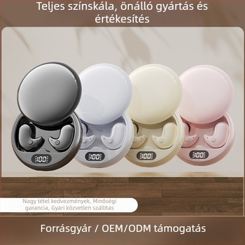 Csontvezetéses vezeték nélküli fülhallgató alváshoz | Bluetooth 5.3, 10 m hatótávolság, IPX7 vízálló, kettős eszközre egyszerre kapcsolható, üzemidő 0-4 óra
