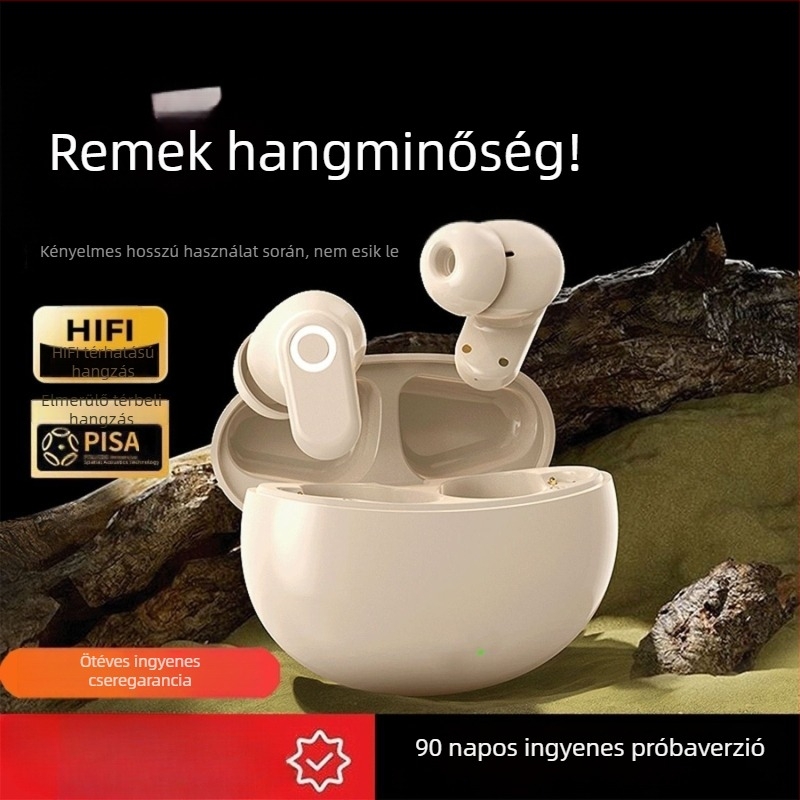 Sportos kialakítású vezeték nélküli In-Ear fejhallgató, Huawei chip, Bluetooth 1.1, akár 4 óra üzemidő, vízálló