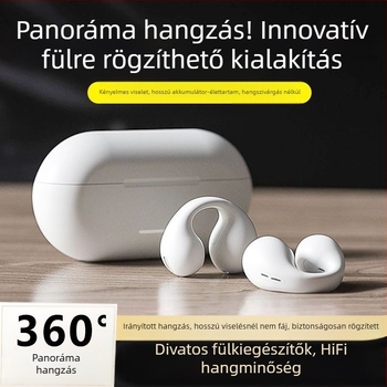 Bluetooth fülklipszes headset, sztereó hangzás (Bluetooth 5.3; 10 m hatótáv; fülklipszes kialakítás; 0–4 h akkumulátor; hívásfunkció)