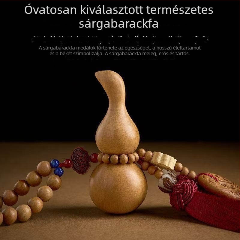 Fa autófüggő medál, kínai hagyományos stílusú belső dekoráció autóhoz